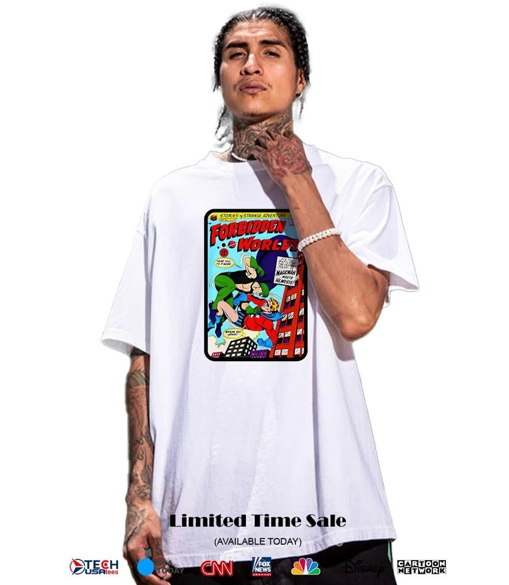Forbidden Worlds 1960’s comic shirt