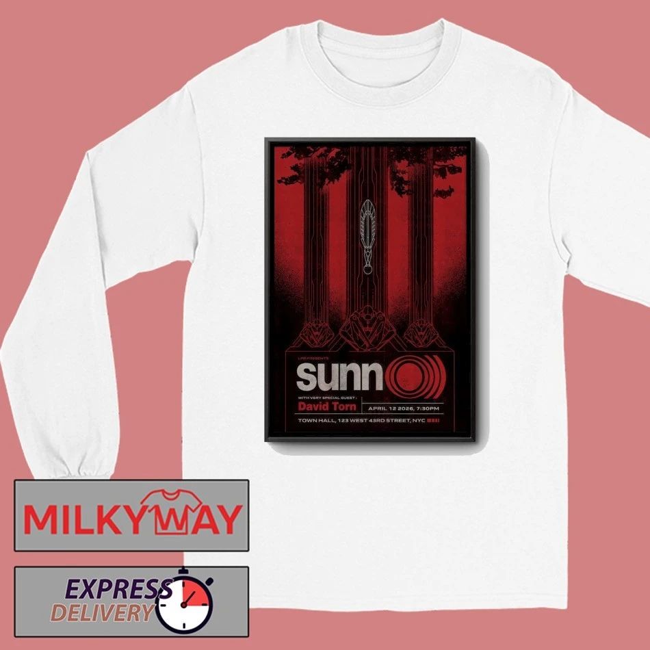 SUNN O))) April 12 2026 New York City Poster shirt