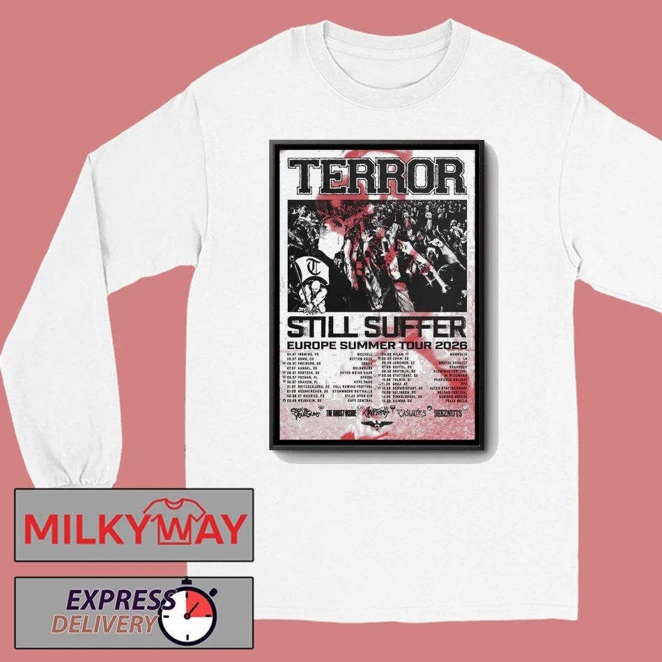 TERROR Europe 2026 Summer Shows Poster shirt