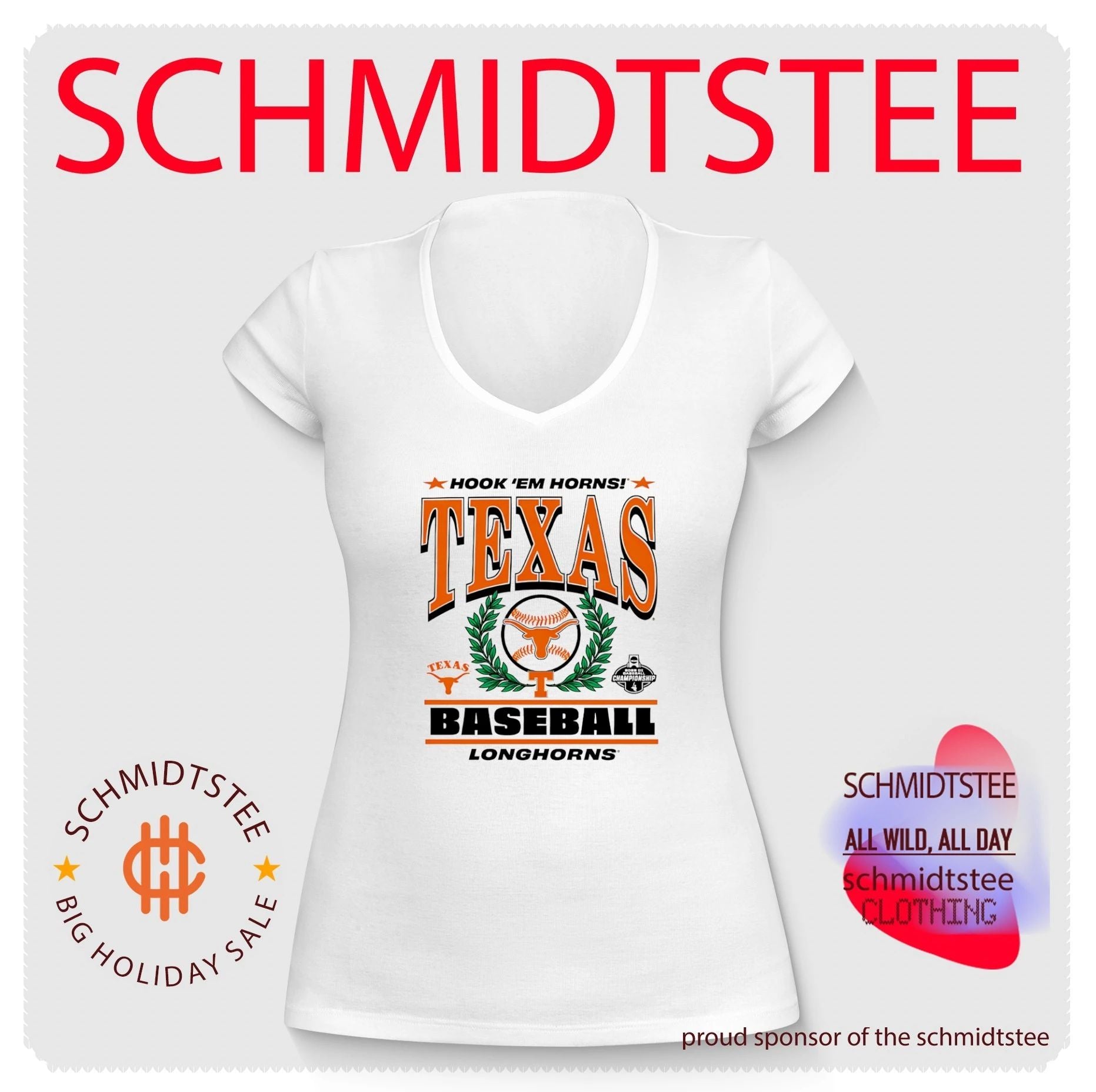 Texas Longhorns Hook ‘Em Horns 2026 DI Baseball Championship shirt