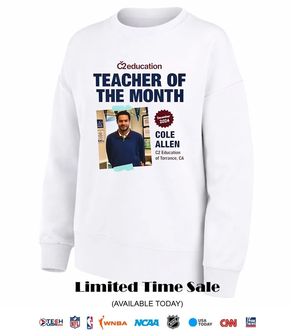 Cole Thomas Allen Teacher of the Month shirt