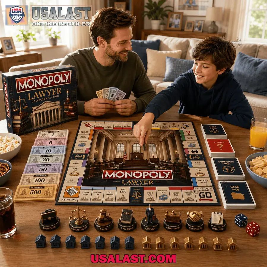 Lawyer Collector Edition Monopoly Board Game 2026