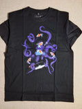 Mister Tee Mens Black Octopus And Fish Tee Medium