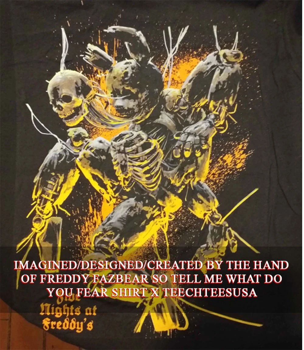 Five Nights at Freddy’s skeleton shirt