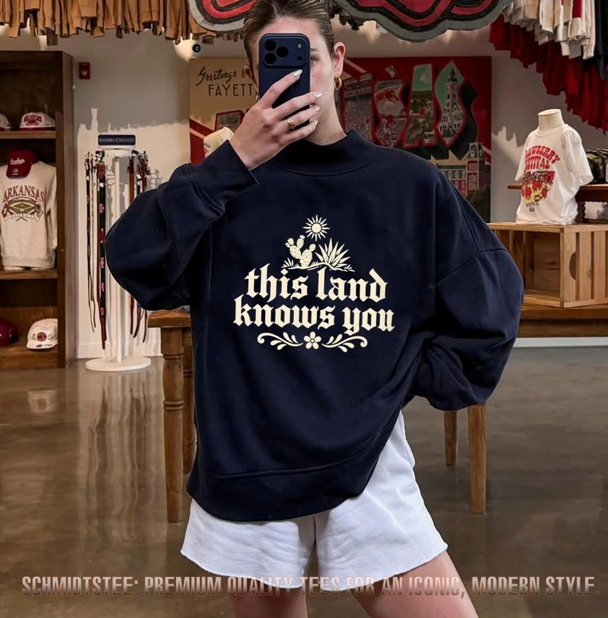 This Land Knows You cactus shirt