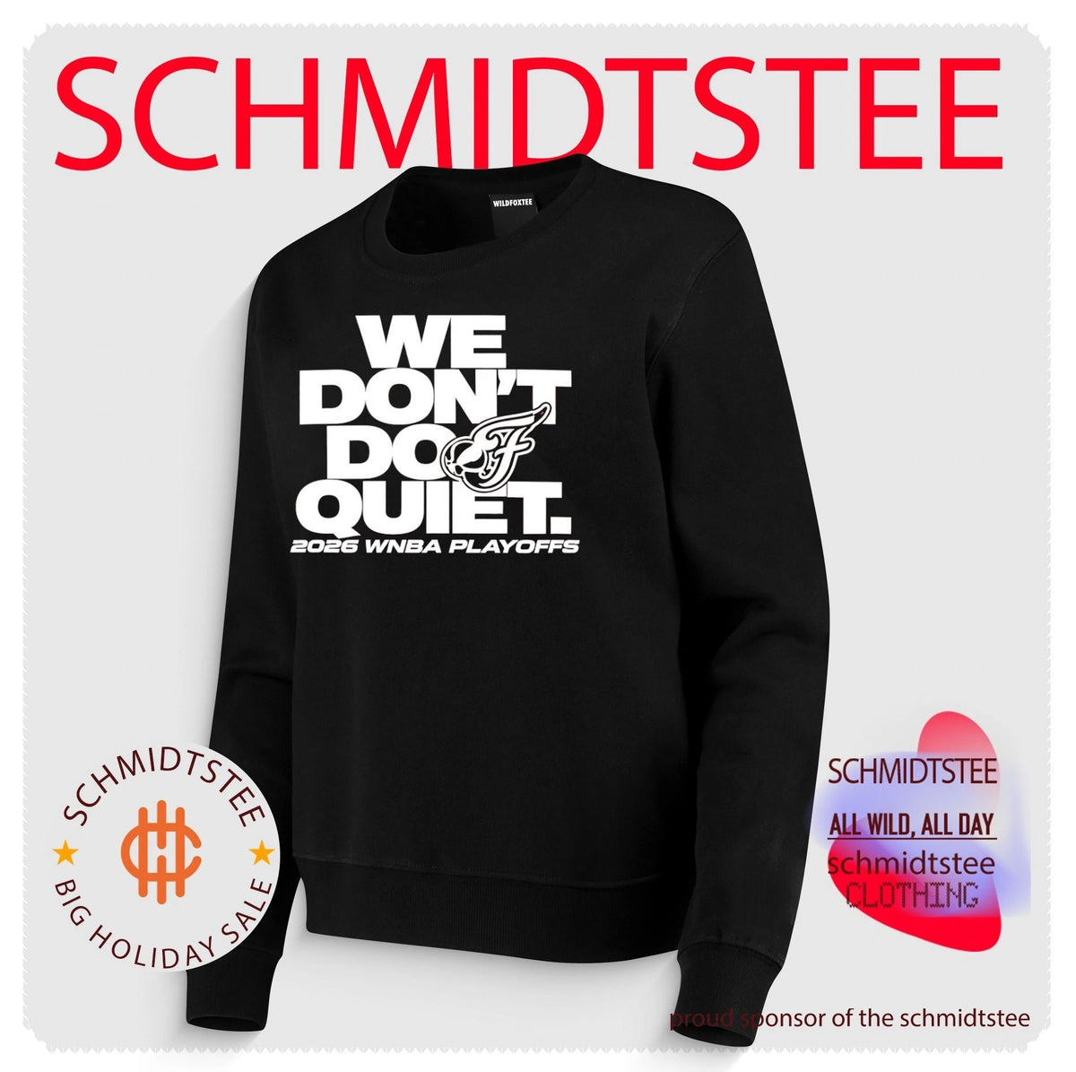 Indiana Fever We Don’t Do Quiet Playoff 2026 shirt