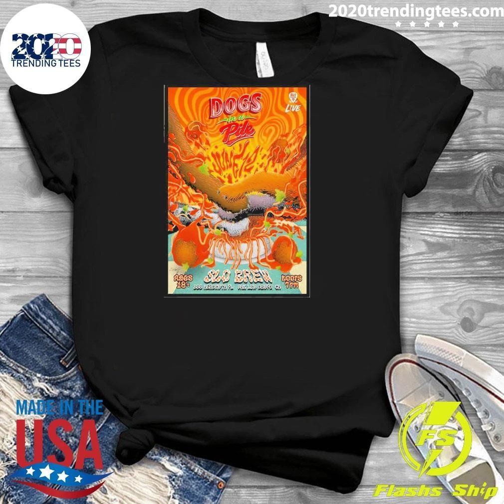 Dogs In A Pile In San Luis Obispo CA On June 12 2026 Tour Shirt