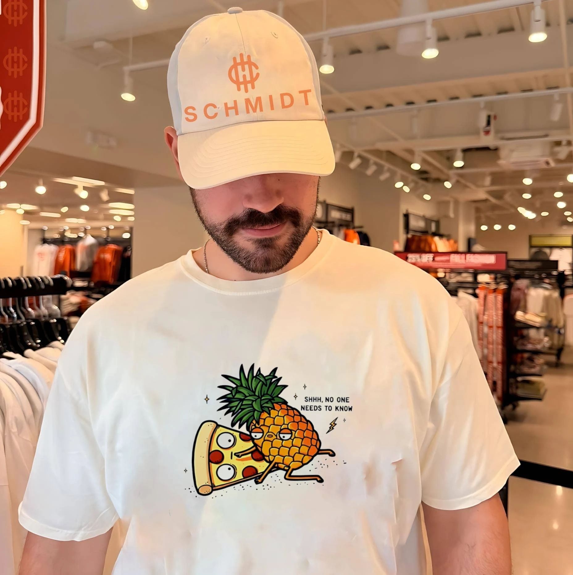 Pineapple and Pizza SHHH no one needs to know shirt