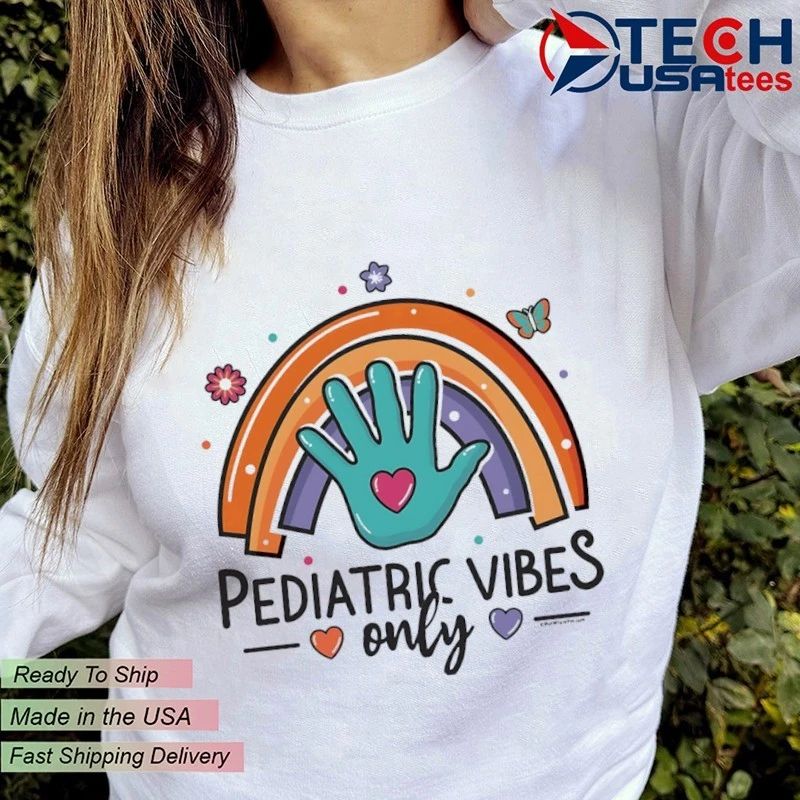 Pediatric Vibes only Cancer Awareness Month shirt