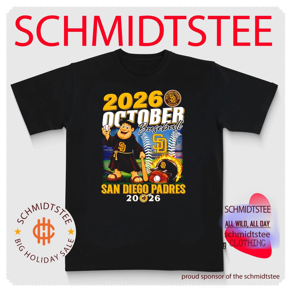 San Diego Padres October Baseball 2026 Postseason mascot shirt