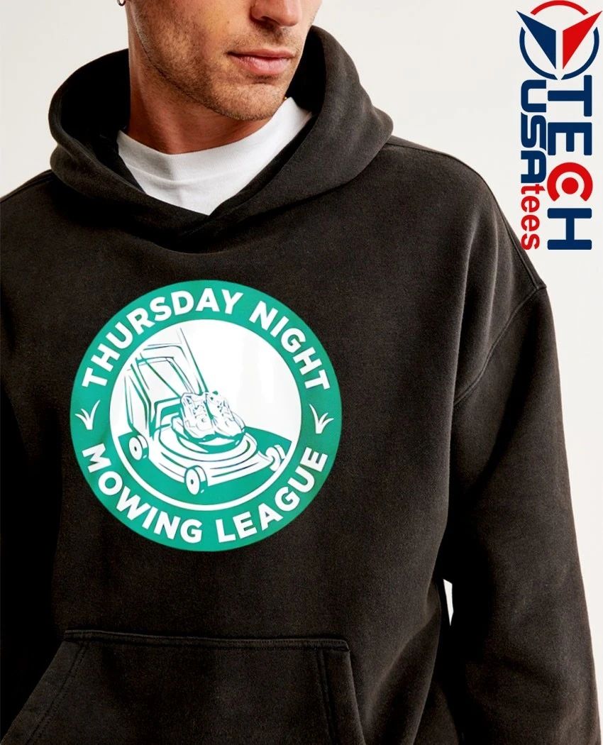 Thursday Night Mowing League logo shirt