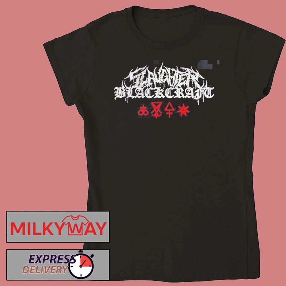 Slaughter To Prevail X Blackcraft Cult Los Angeles 2026 Pop Up Shop Merch Logo Mask T-Shirt