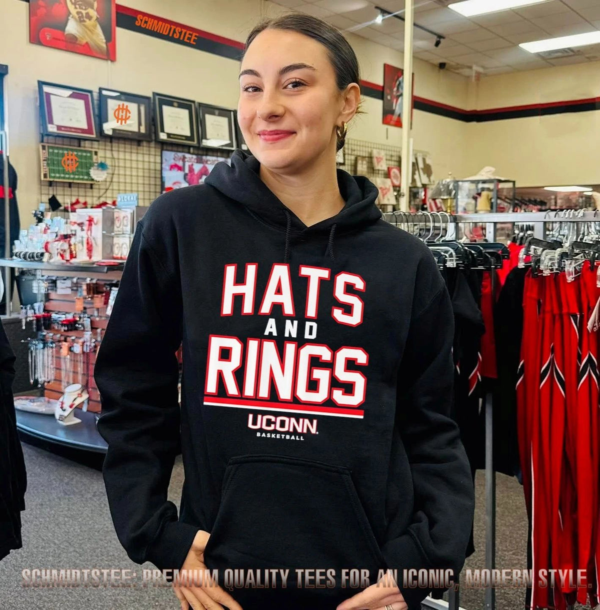 Uconn Huskies Basketball Hats And Rings shirt
