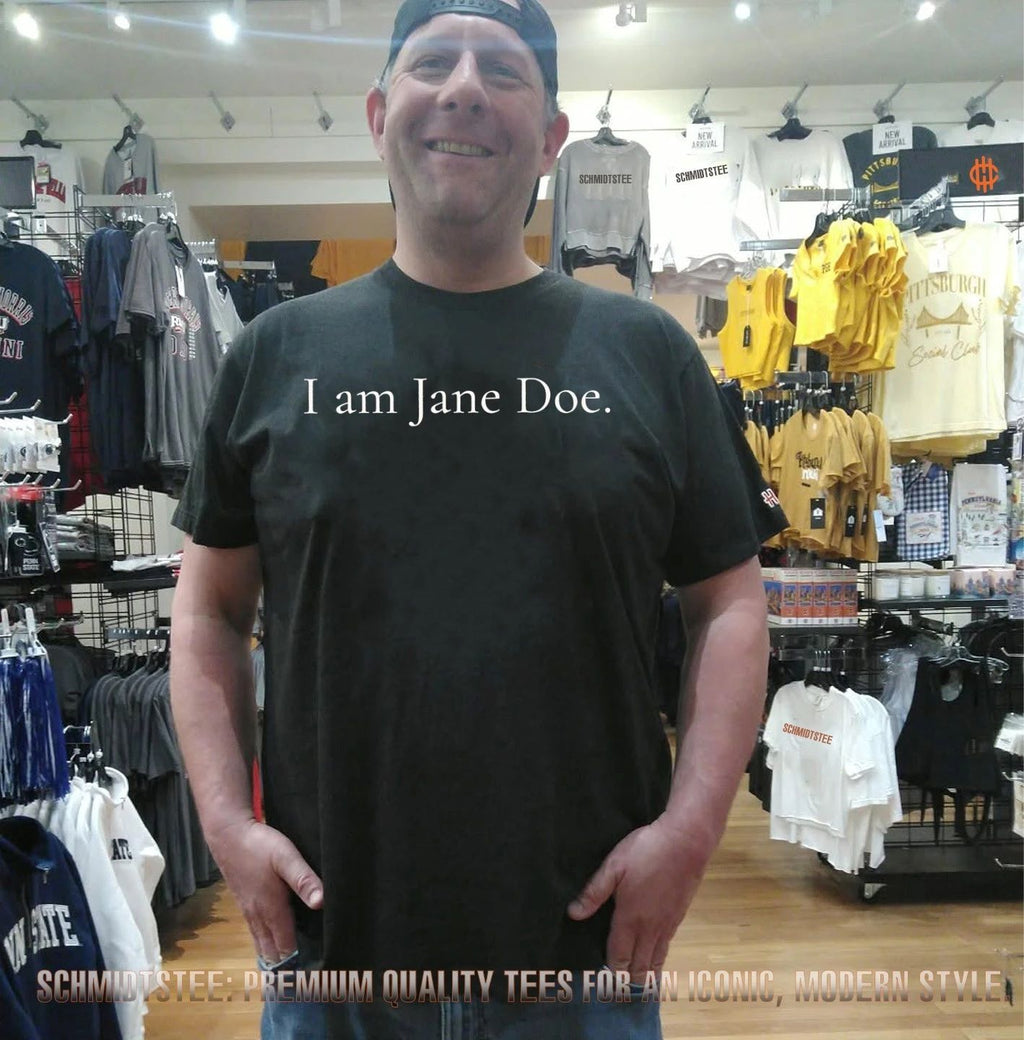 I am Jane Doe simple text shirt