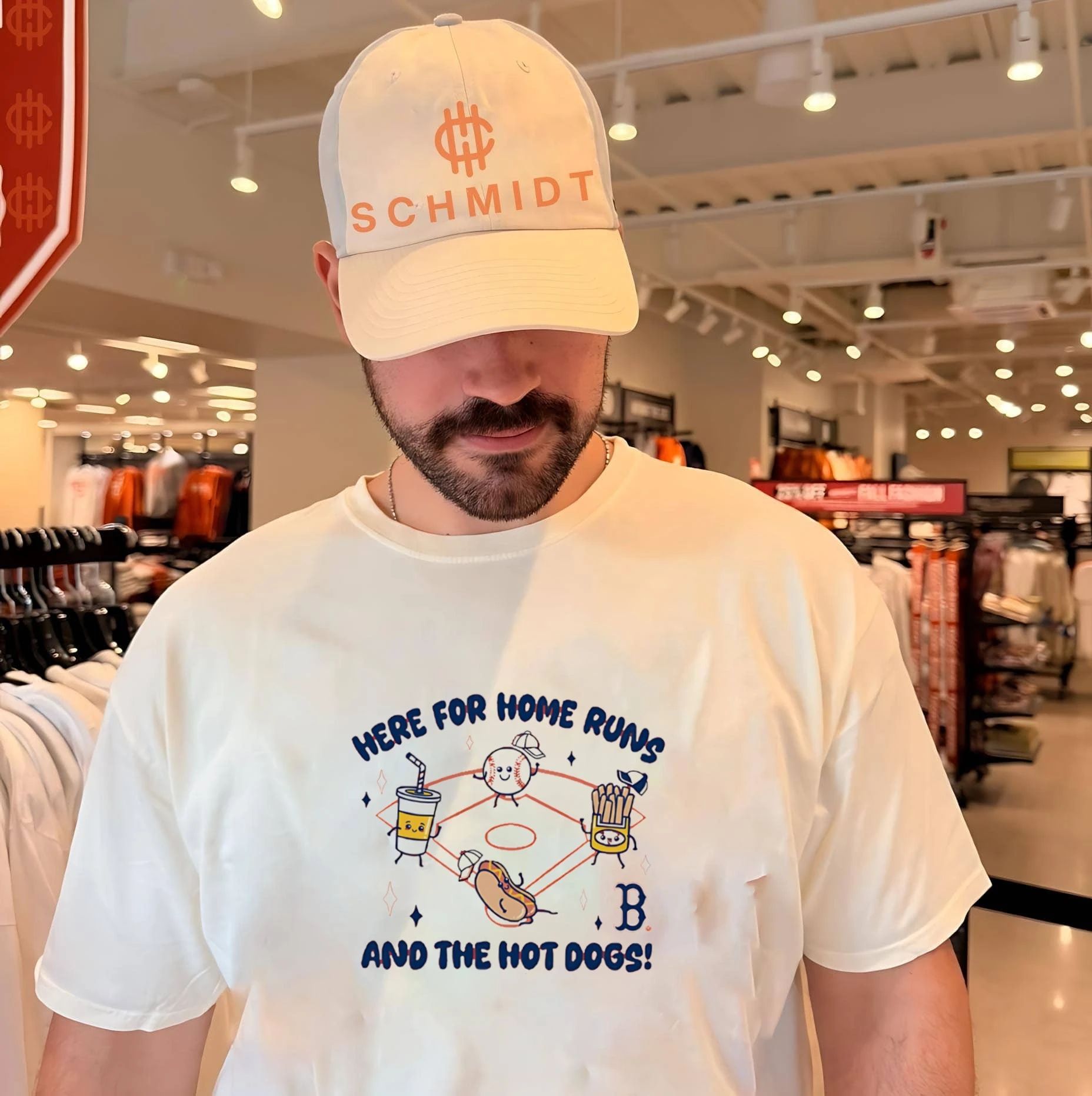 Boston Red Sox Snack here for home runs and the hot dogs shirt