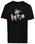 Ron English 'Street Art' Graphic Short Sleeve Collab T-Shirt Black Men's NEW