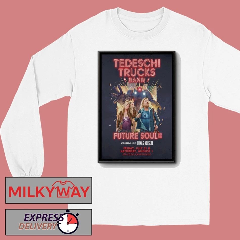 Tedeschi Trucks Band At Red Rocks Amphitheatre On Jul 31-Aug 1 2026 Poster shirt