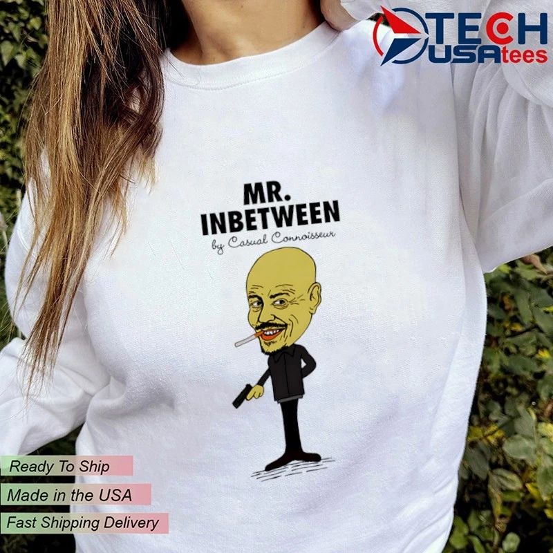 Mr. Inbetween caricature shirt