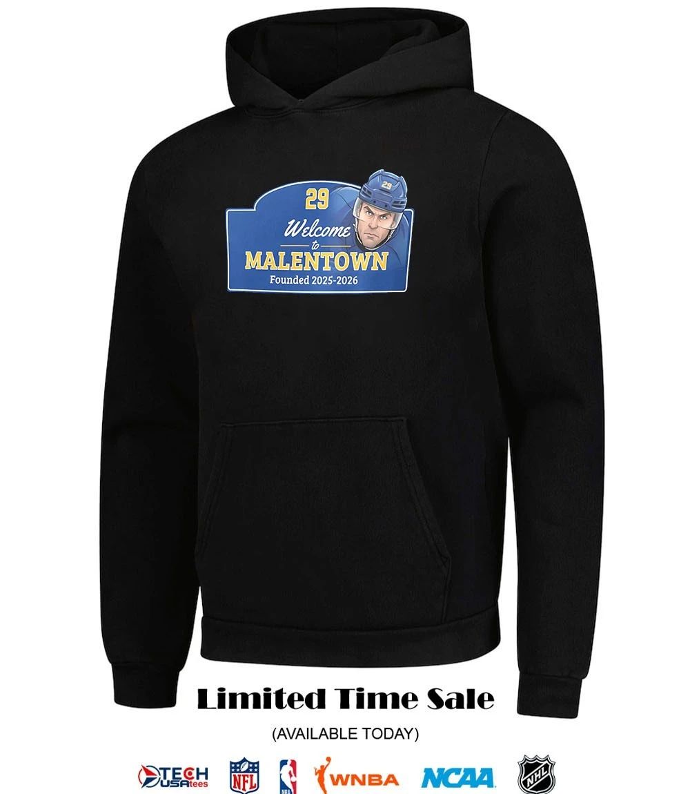 Welcome to Malentown founded 2025-2026 Beck Malenstyn Buffalo Sabres Hockey shirt