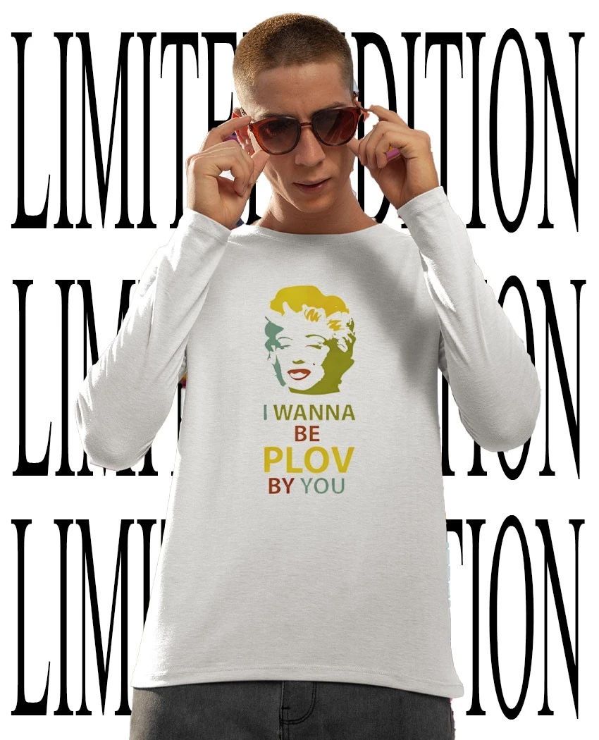 Marilyn Monroe I Wanna Be Plov By You Funny Pun Food Parody Pop Art shirt