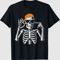 67 Meme Trendy Skeleton Halloween Funny Six Seven Gen Alpha T-Shirt