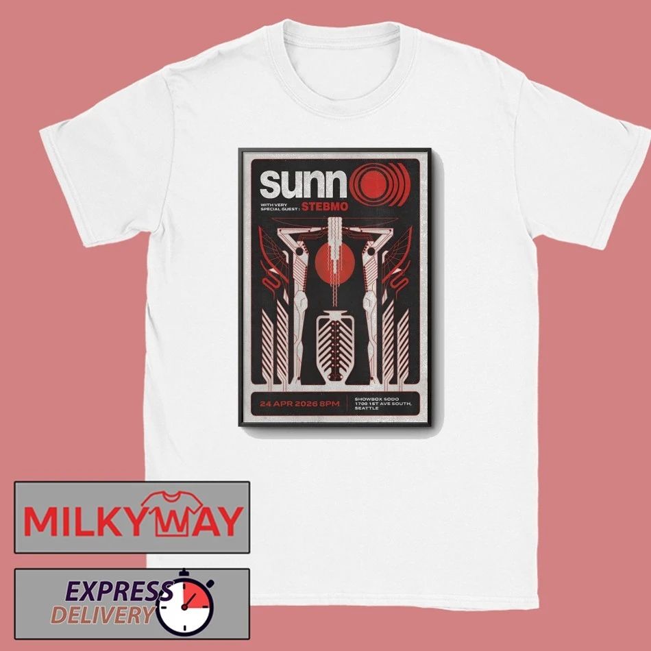 SUNN O))) Apr 24 2026 In Seattle WA Poster shirt