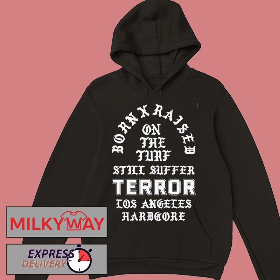 Terror X Born X Raised On The Turf Still Suffer Tour 2026 Los Angeles Hardcore Memorial T-Shirt