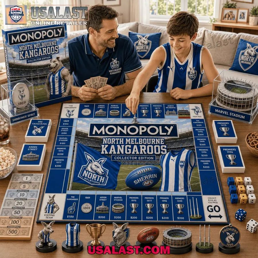 North Melbourne Kangaroos Collector Edition Monopoly Board Game 2026