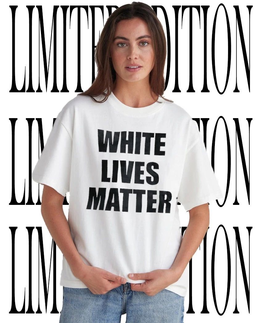 Kanye West white lives matter shirt