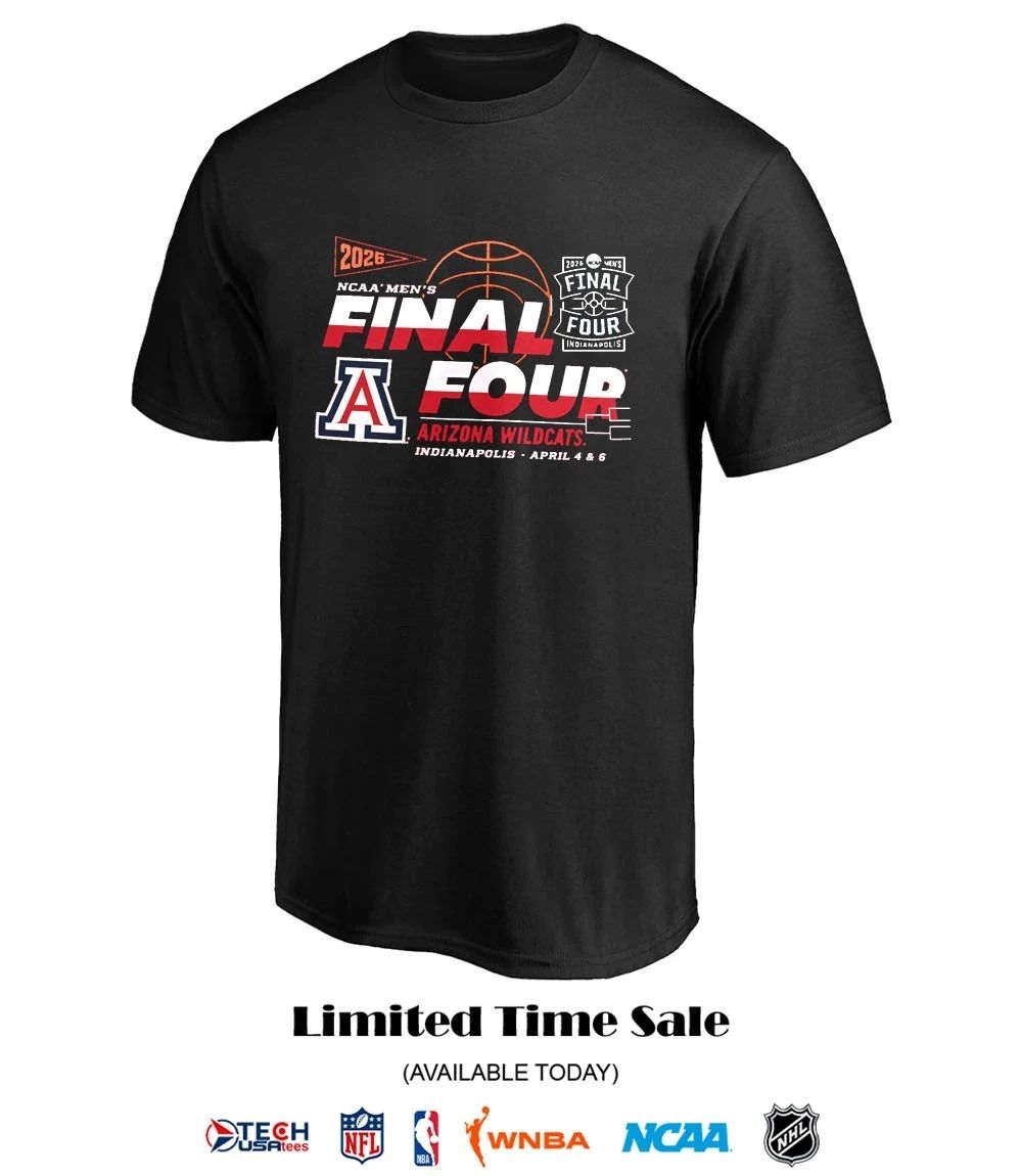 Boban Marjanovic wearing Arizona Wildcats 2026 NCAA Men’s Basketball Final Four shirt