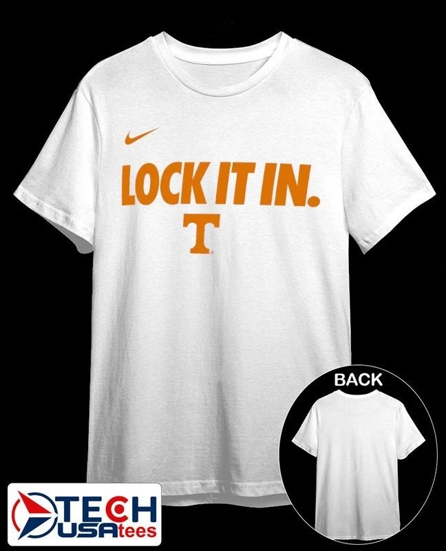 Lock it in Tennessee Volunteers 2026 On-Court Bench shirt
