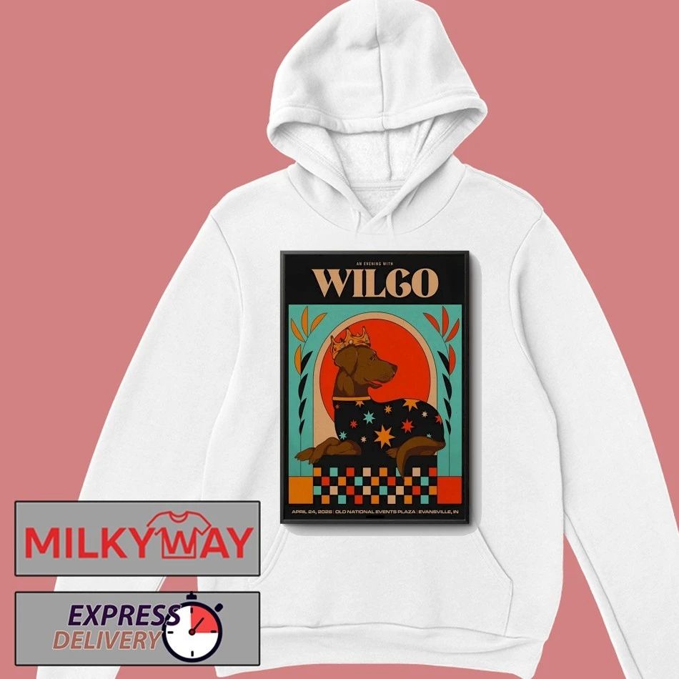 Wilco Apr 24 2026 Old National Events Plaza in Evansville IN Poster shirt