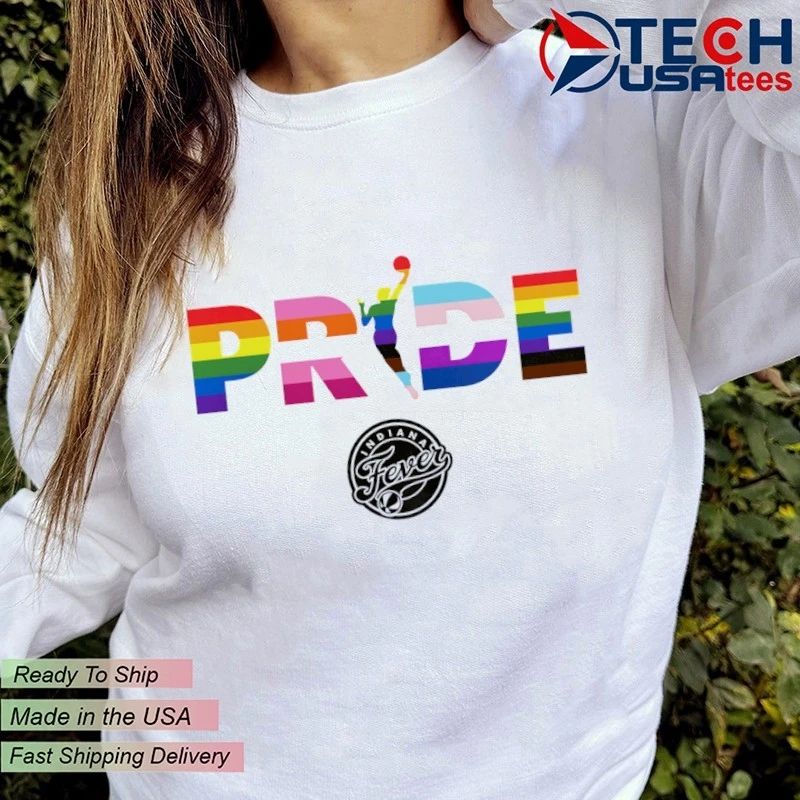 Indiana Fever WNBA Pride logo shirt