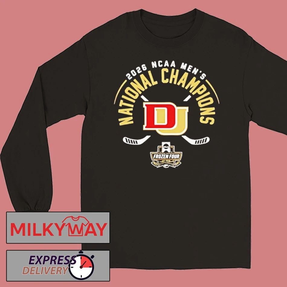 Denver Pioneers Mens Ice Hockey National Champions 26 Retro Shirts