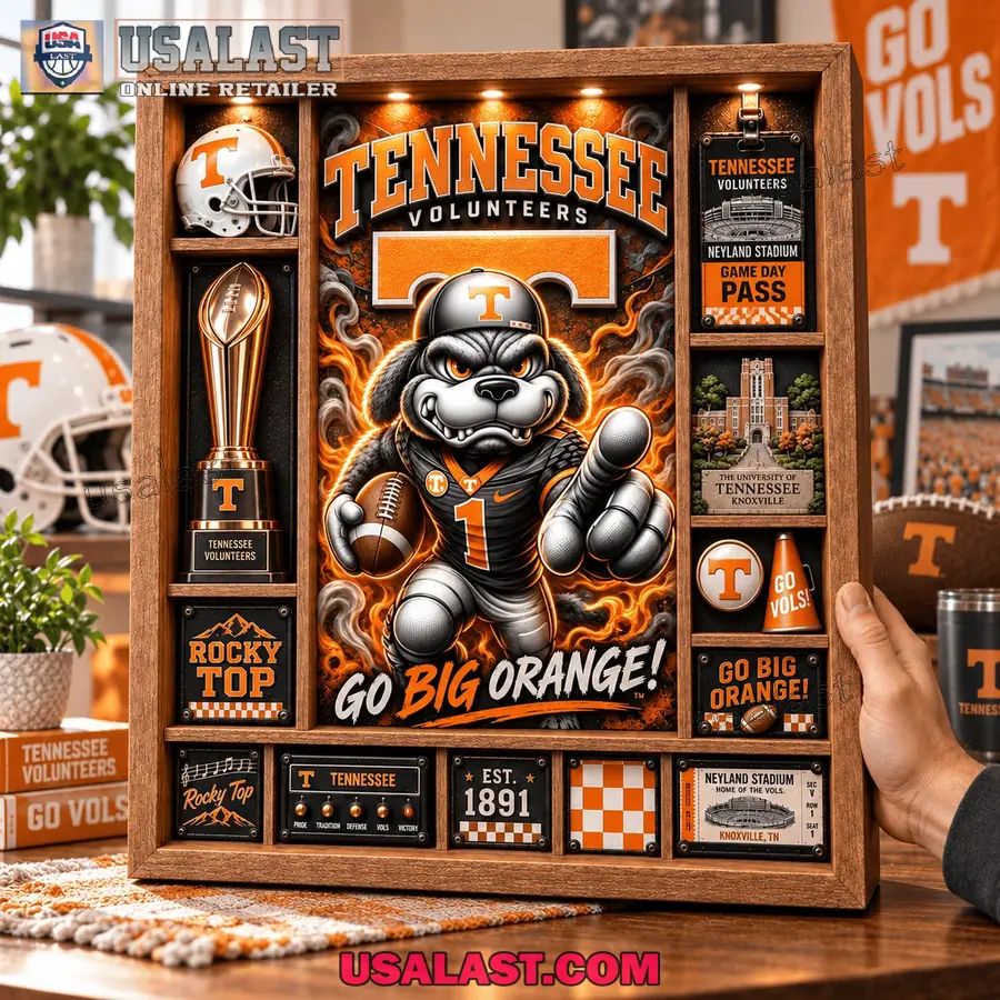 Tennessee Volunteers Custom Frame Light Box