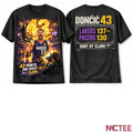NKCtees 2026 NBA “Flash & Fire 43” Luka Dončić Graphic Lakers beat Pacers 137-130 shirt