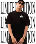 Adidog parody logo shirt