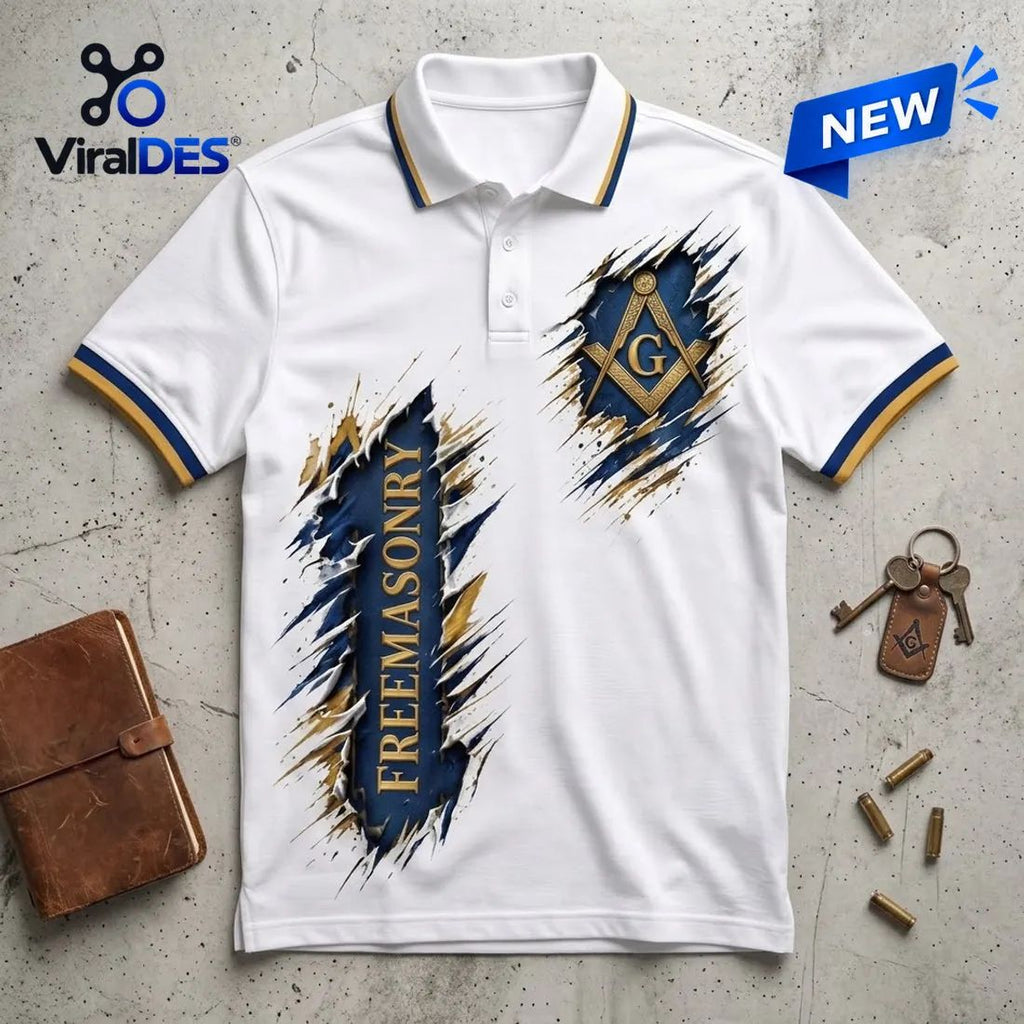 Freemasonry Square and Compasses Polo Shirt