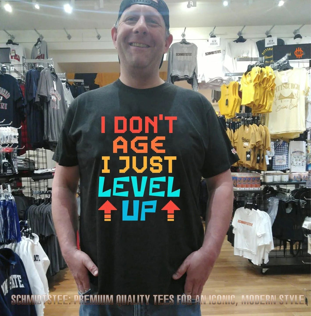 I don’t age I just level up shirt