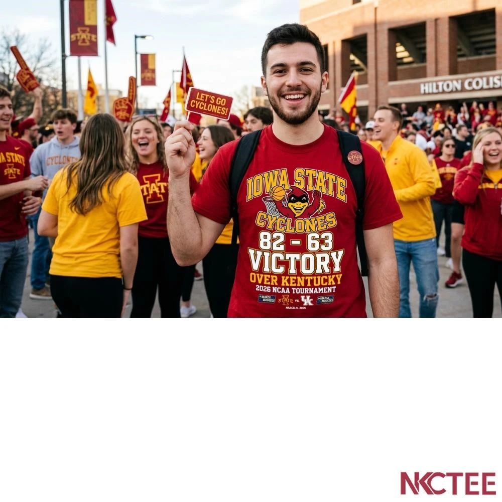 NKCtees 2026 NCAA Tournament Iowa state 82 63 victory over Kentucky basketball shirt