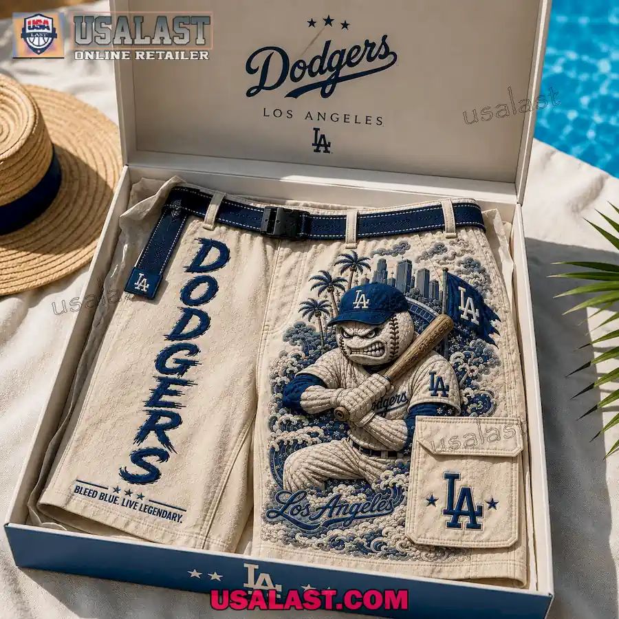 Los Angeles Dodgers Bleed Blue Live Legendary Men Cargo Short