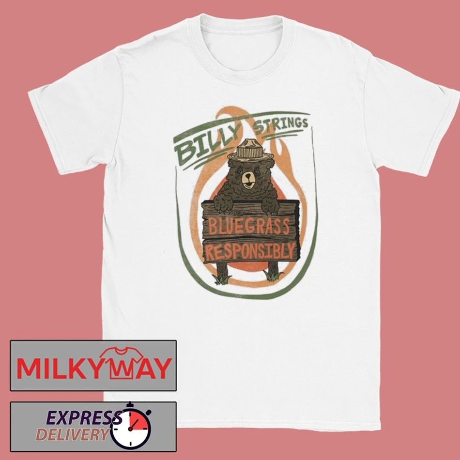 Billy Strings Spring Tour 2026 Bluegrass Responsibly shirt