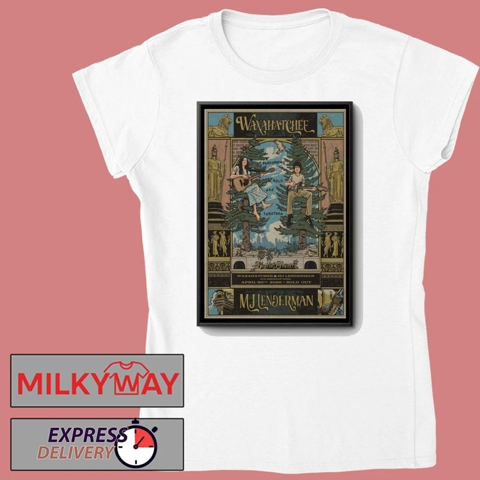 Apr 20 2026 Waxahatchee & MJ Lenderman Poster New York, NY shirt