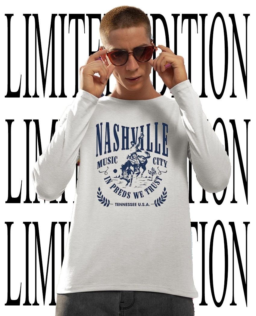 Nashville Music City in Preds we trust shirt