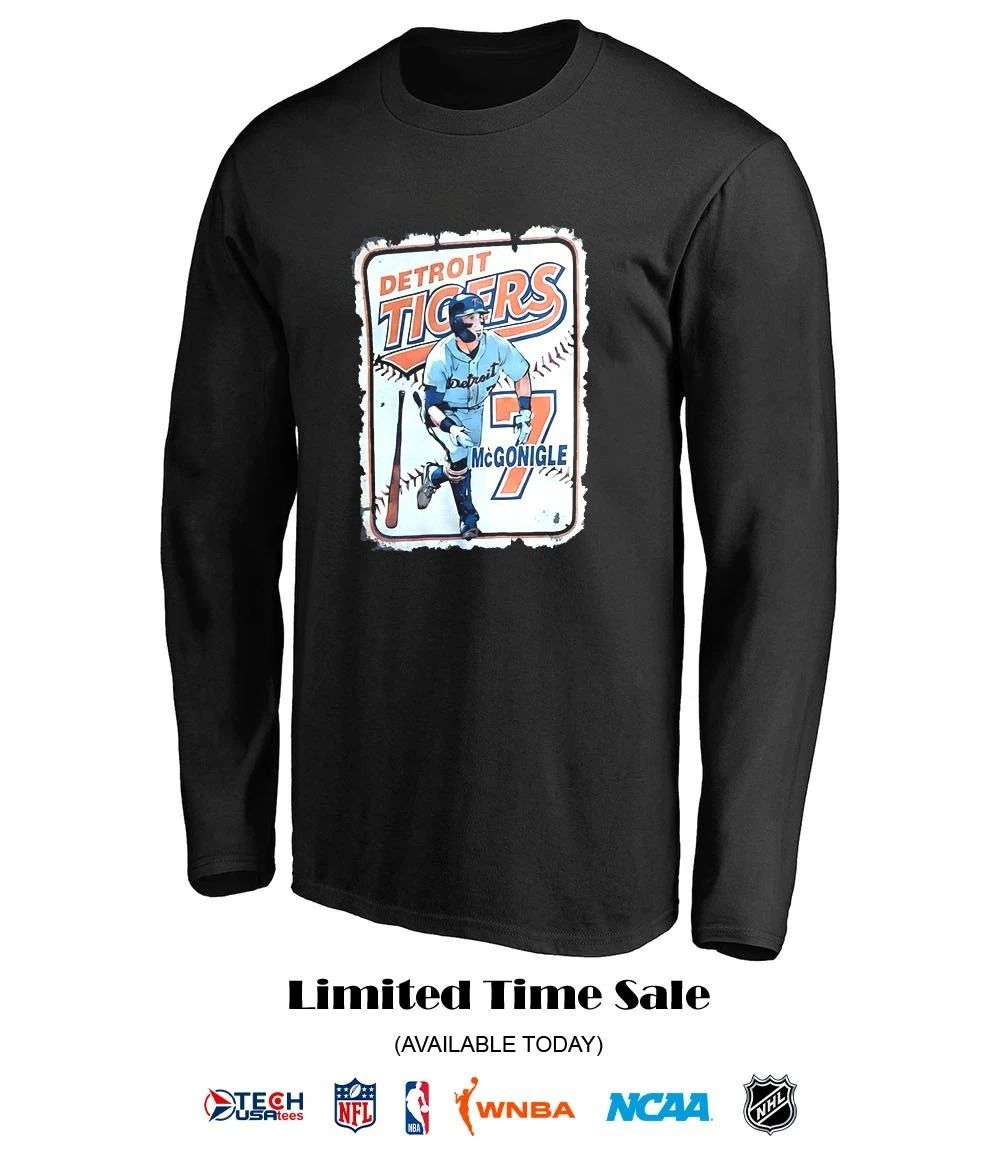 Detroit Tigers #7 Kevin McGonigle vintage shirt