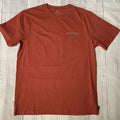 Rip Curl Shred Till Dead Surfing Brick Red T-Shirt Mens Medium