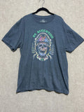 St Augustine Shirt Mens Large Pirate Skull Florida Graphic Tee Crewneck T-Shirt