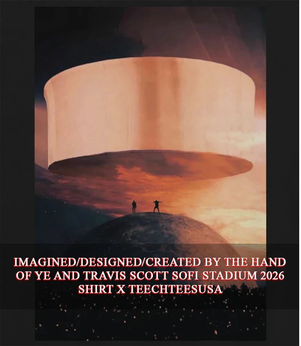 Ye and Travis Scott SoFi Stadium 2026 shirt