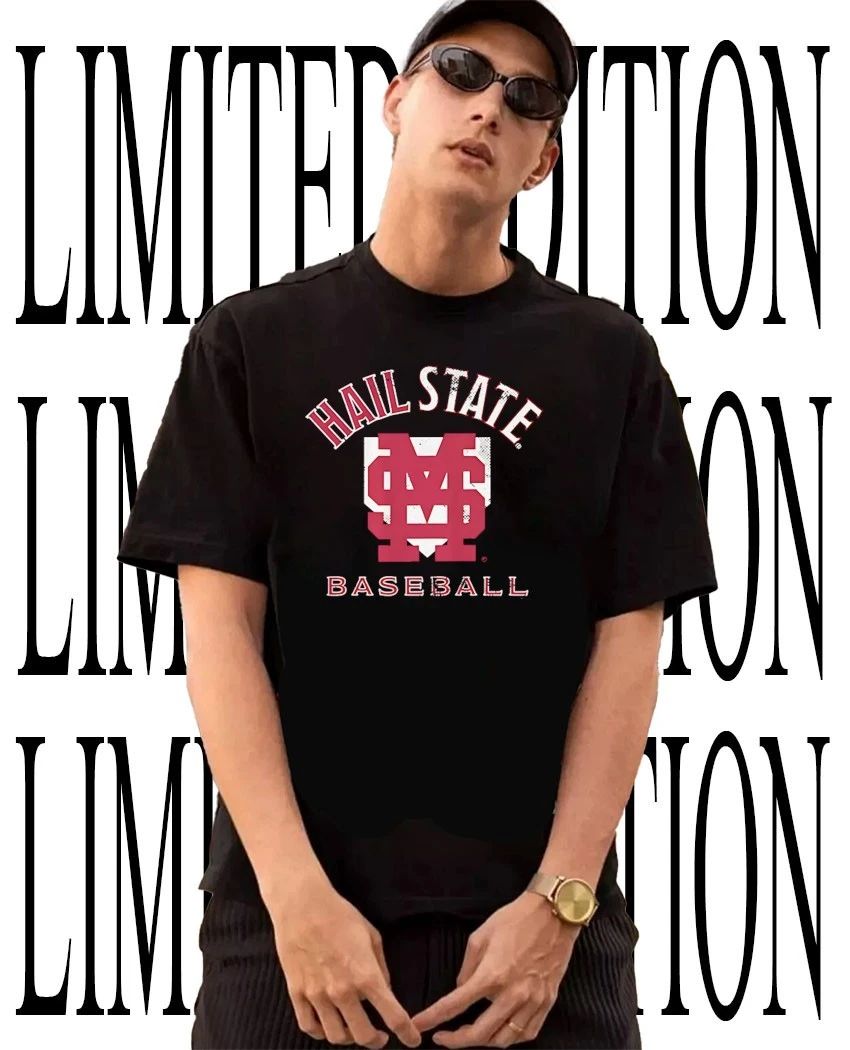 Hail State Mississippi State Bulldogs Baseball Home Plate shirt