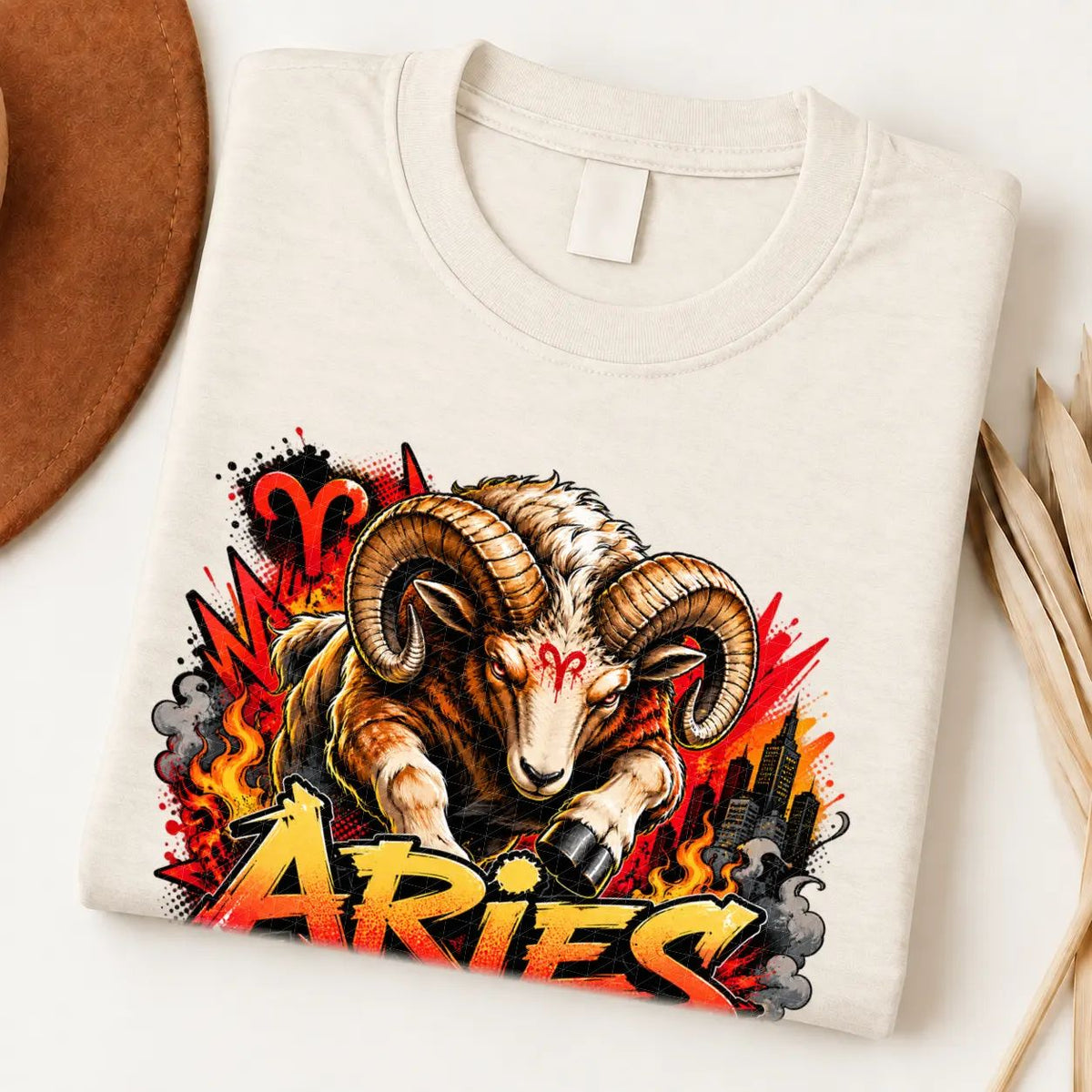 Aries Fearless Fire Zodiac Shirt